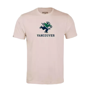 Vancouver Canucks Johnny Canuck Levelwear Hometown Tee - Natural Beige