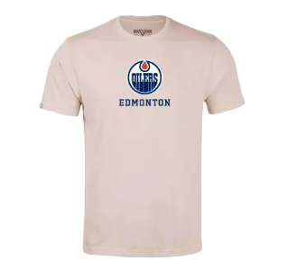 Edmonton Oilers Levelwear Hometown Tee - Natural Beige