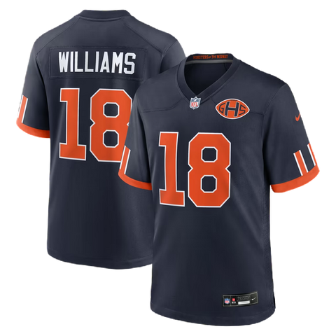 Chicago Bears Caleb Williams NFL Rivalry Collection Nike Game Jersey - Midnight Navy