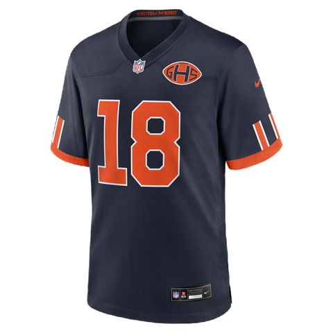 Chicago Bears Caleb Williams NFL Rivalry Collection Nike Game Jersey - Midnight Navy