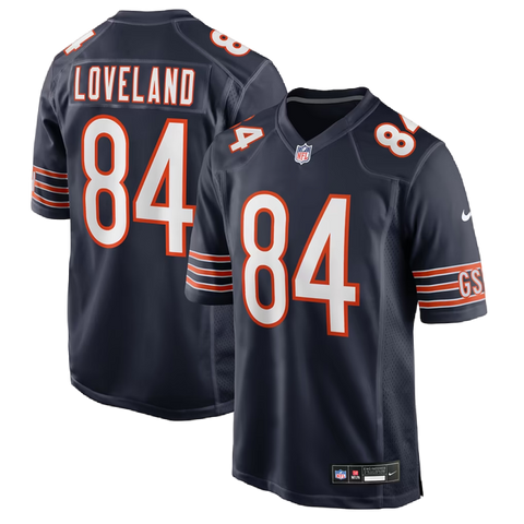 Chicago Bears Colston Loveland Nike Game Jersey Home - Navy