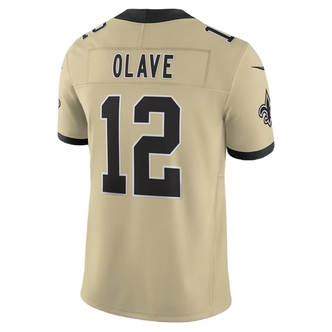 New Orleans Saints Chris Olave Nike Game Jersey Alternate - Gold