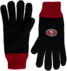 San Francisco 49ers Polyester Double Lined Winter Gloves One Size Fits Most - Black