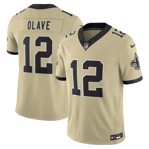 New Orleans Saints Chris Olave Nike Game Jersey Alternate - Gold