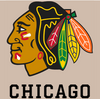 Chicago Blackhawks Levelwear Hometown Tee - Natural Beige