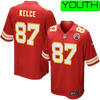 Youth Travis Kelce Kansas City Chiefs Nike Game Jersey - Red