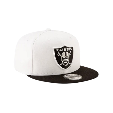 Las Vegas Raiders New Era 9FIFTY Snapback - White & Black