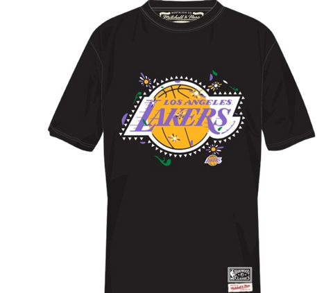 Los Angeles Lakers Logo Day of the Dead tee - Black