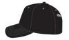 Vancouver Canucks Skate Logo Mitchell & Ness Day of the Dead Pro Crown Snapback - Black