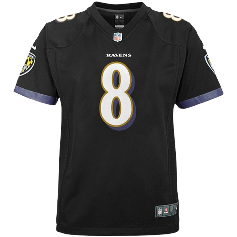 Youth Lamar Jackson Baltimore Ravens Nike Game Jersey - Black