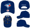Toronto Blue Jays Mitchell & Ness Day of the Dead Pro Crown Snapback - Navy