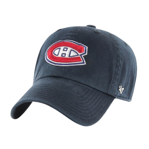 Montreal Canadiens 47 Clean Up Hat - Navy