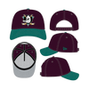 Anaheim Ducks Vintage Logo A-Frame 9FORTY Adjustable - Eggplant