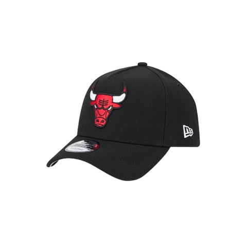 Chicago Bulls New Era 9FORTY A-Frame Snapback - Black