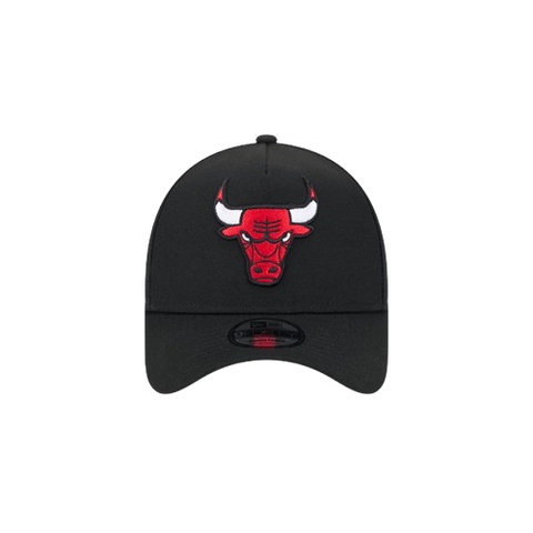 Chicago Bulls New Era 9FORTY A-Frame Snapback - Black
