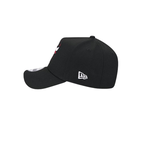 Chicago Bulls New Era 9FORTY A-Frame Snapback - Black