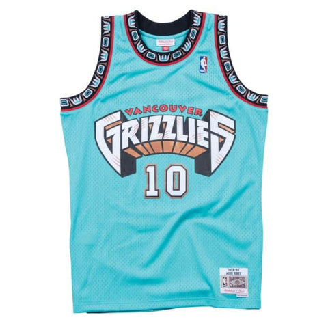 Mitchell & Ness Vintage Vancouver Grizzlies Teal Mike Bibby Jersey ('98-99)