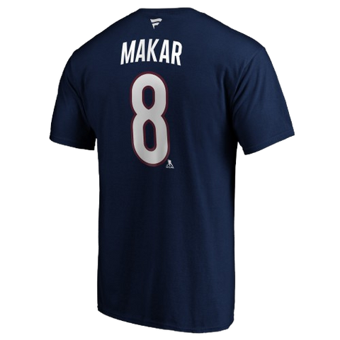 Colorado Avalanche Cale Makar #8 Player Tee - Navy
