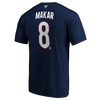 Colorado Avalanche Cale Makar #8 Player Tee - Navy