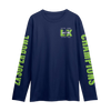 Men's Fanatics College Navy Seattle Seahawks Super Bowl LX Champions Long Sleeve T-Shirt - Navy