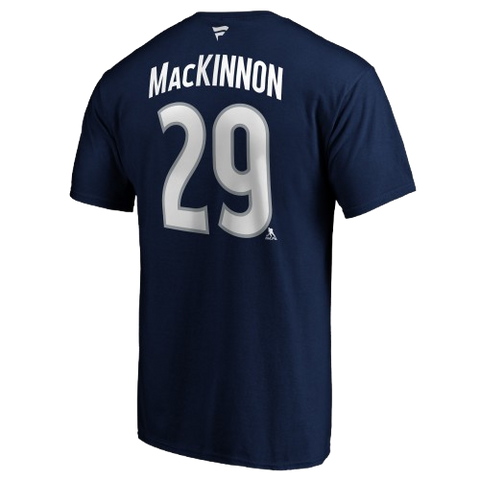 Colorado Avalanche Nathan MacKinnon #29 Player Tee - Navy