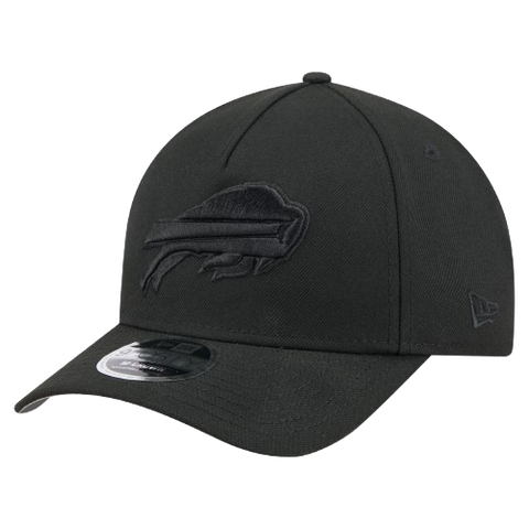 Buffalo Bills M-Crown 9FORTY Adjustable One Size Hat - Black on Black