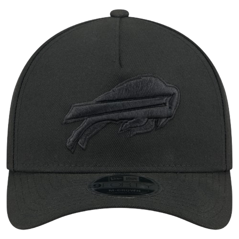 Buffalo Bills M-Crown 9FORTY Adjustable One Size Hat - Black on Black