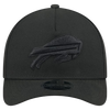 Buffalo Bills M-Crown 9FORTY Adjustable One Size Hat - Black on Black