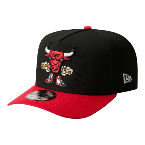 Chicago Bulls New Era 9Fifty A-Frame- Cartoon Logo