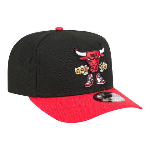 Chicago Bulls New Era 9Fifty A-Frame- Cartoon Logo