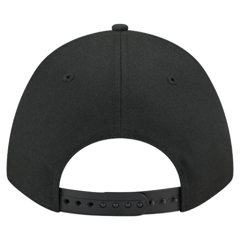 New England Patriots M-Crown 9FORTY Adjustable One Size Hat - Black on Black