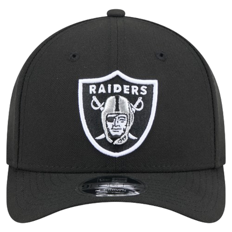 Las Vegas Raiders M-Crown 9FORTY Adjustable One Size Hat - Black