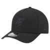 Miami Dolphins M-Crown 9FORTY Adjustable One Size Hat - Black on Black