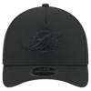 Miami Dolphins M-Crown 9FORTY Adjustable One Size Hat - Black on Black