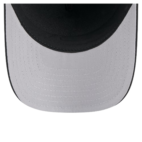 Miami Dolphins M-Crown 9FORTY Adjustable One Size Hat - Black on Black