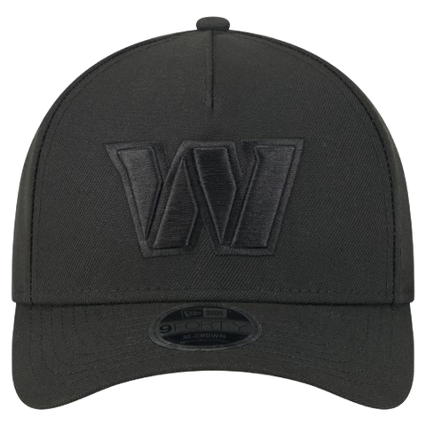 Washington Commanders M-Crown 9FORTY Adjustable One Size Hat - Black