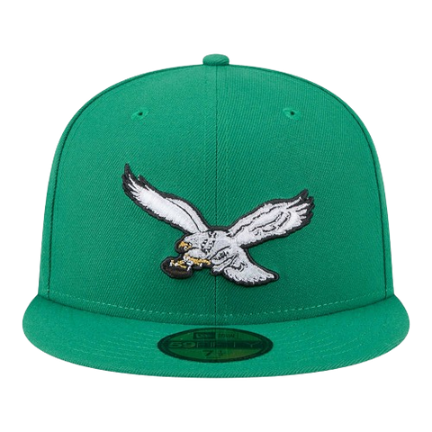 Philadelphia Eagles New Era 59FIFTY Pro Fit Hat - Kelly Green