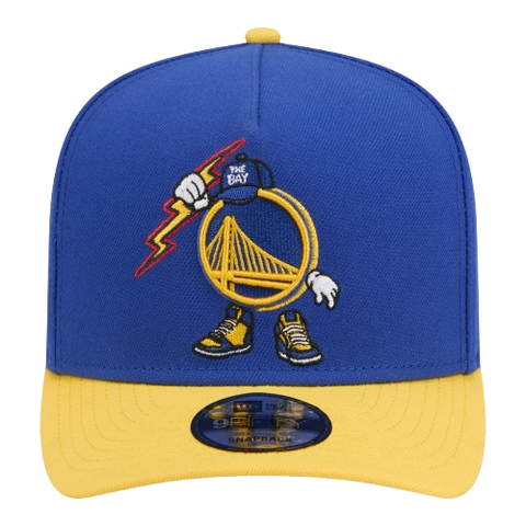 Golden State Warriors New Era 9Fifty A-Frame- Cartoon Logo