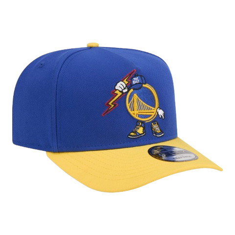 Golden State Warriors New Era 9Fifty A-Frame- Cartoon Logo