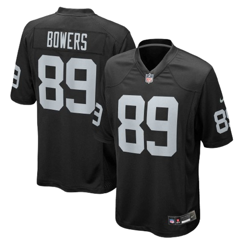 Las Vegas Raiders Brock Bowers Nike Game Jersey Home - Black