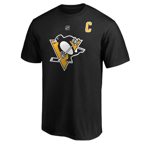Pittsburgh Penguins Sidney Crosby #87 Player Tee - Black