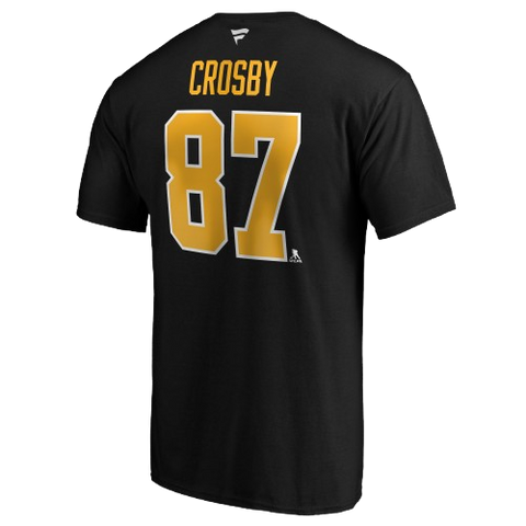 Pittsburgh Penguins Sidney Crosby #87 Player Tee - Black