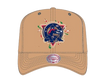 Edmonton Oilers Rigger Logo Mitchell & Ness Day of the Dead Pro Crown Snapback - Tan