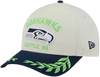 Seattle Seahawks New Era M-Crown 2025 Draft Hat Snapback - Beige