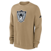 Las Vegas Raiders Nike Pullover Sweatshirt - Tan