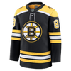 Boston Bruins David Pastrnak Fanatics Premium Jersey Home - Black