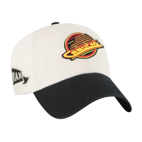 Vancouver Canucks 47 Clean Up Hat - Bone