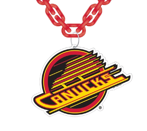 Vancouver Canucks Big Chain Skate Logo - Red