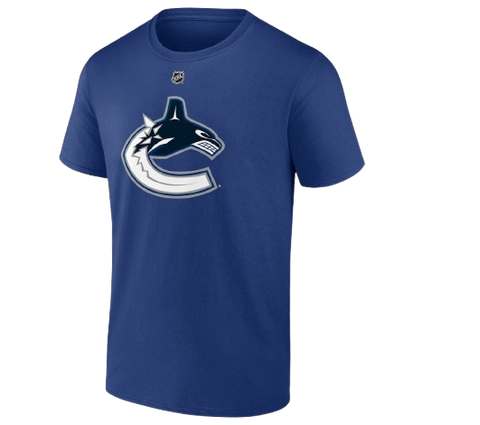 Vancouver Canucks Elias Pettersson #40 Player Tee - Blue