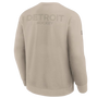 Detroit Red Wings Tri-Blend Crewneck Sweatshirt - Tan
